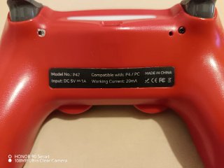 Mando PS4 y PC Camuflaje Rojo