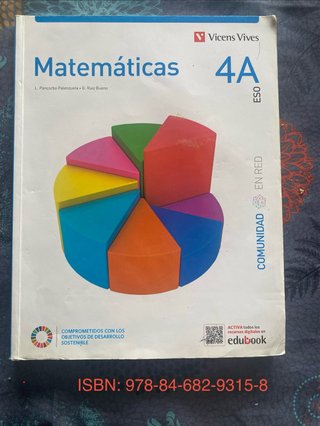 Vendo libros de 1º bachiller y 4º ESO
