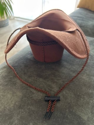 Gorro vaquero disfraz marrón