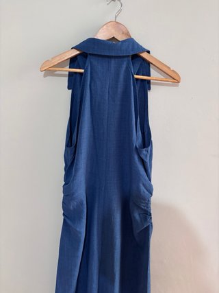 Vestido largo azul talla M
