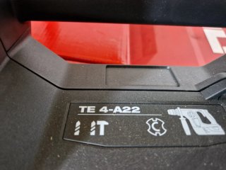 HILTI TE 4-A22 Martillo Perforador