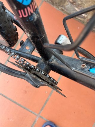 Bicicleta Berg 24 Negra y Azul