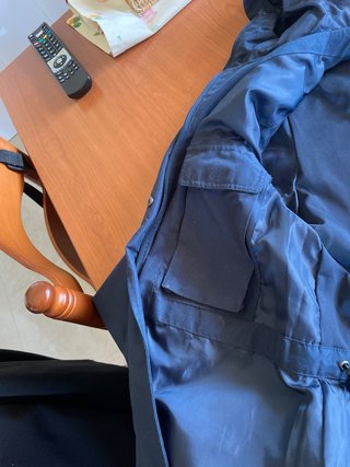 Gabardina azul