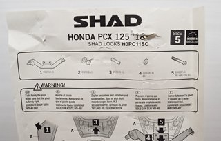 Sistema de fijación Lock para Honda PCX 125, Shad