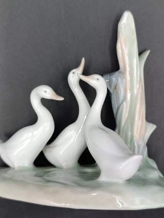 Figura Patos porcelana Nao de Lladro