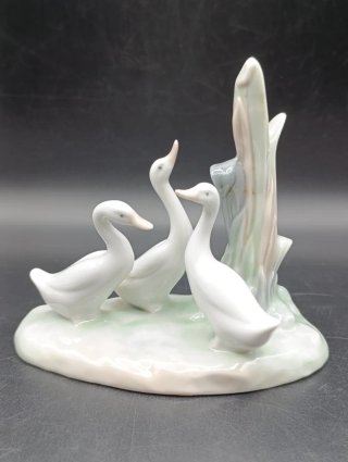 Figura Patos porcelana Nao de Lladro