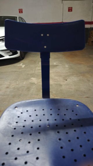 Silla Escritorio Juvenil Azul con Ruedas