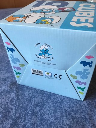 Juego 10 cubos apilables Smurfs