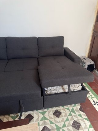 Sofá cama y mesa centro
