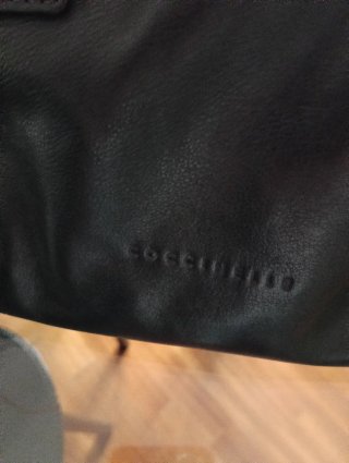 Borsa Coccinelle Nera Pelle