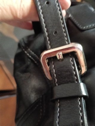 Borsa Coccinelle Nera Pelle