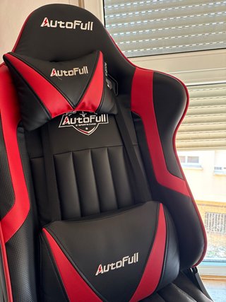 Silla Gamer Autofull Roja y Negra
