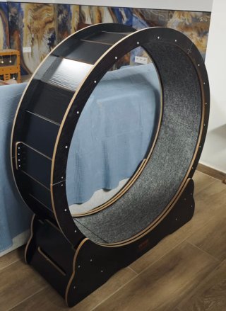 Rueda Ejercicio Gatos VEVOR Madera