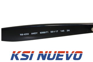 GAFAS DE SOL RAY BAN RB4202 ANDY 6089/71 74150