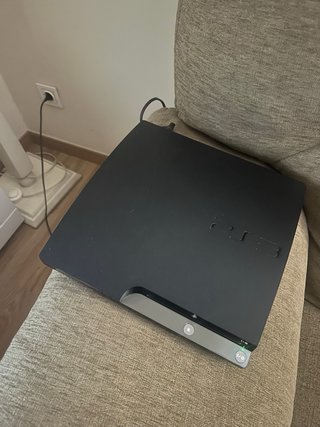 Consola PS3 Negra con Mando y Cargador