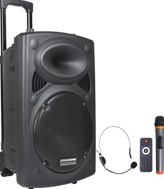 Altavoz Dynasonic Negro con Micrófono y Mando