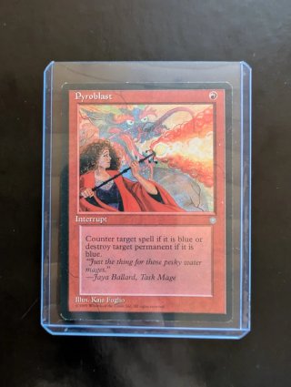 Pyroblast MTG Magic Ice Age 1995 inglés