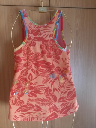 Camiseta S/M Mariposa Desigual algodón