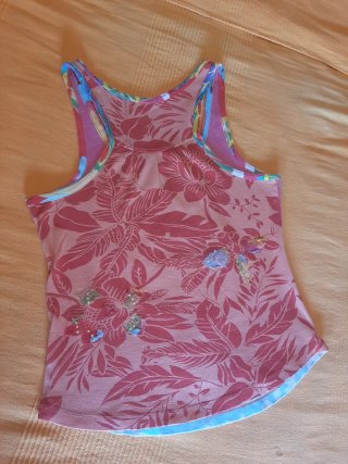 Camiseta S/M Mariposa Desigual algodón