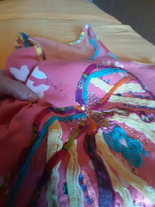 Camiseta S/M Mariposa Desigual algodón