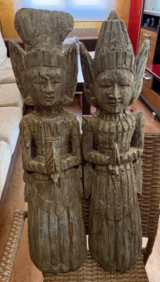Esculturas Vintage Indonesia (2 uds)
