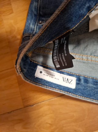 Bermuda Zara vaquera azul