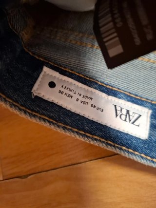 Bermuda Zara vaquera azul