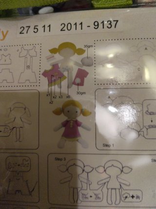 Kit de manualidades Factory Felt Dolly