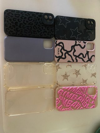 Lote 7 fundas iPhone 11