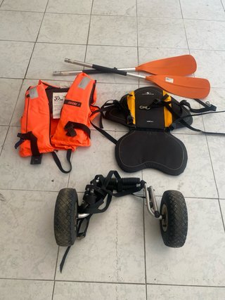 Kayak amarillo 1 plaza marca Big Sport