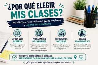 Clases particulares Primaria y ESO Irún + Online