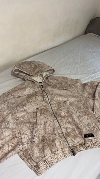 Chaqueta Zara efecto vintage