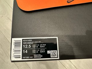 Zapatillas Baloncesto Nike KD18 Talla 47