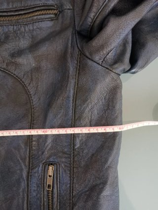 Chaqueta de Piel Supreme Leather Azul