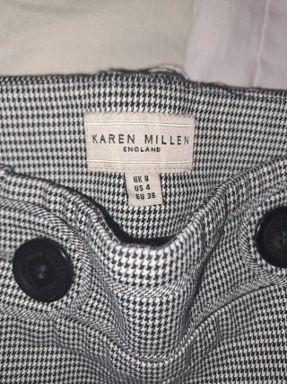 Falda Karen Millen cuadros S/36/8