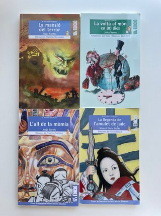 PACK 4 Libros juveniles en catalán