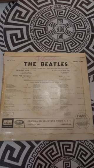 The Beatles - Girl / Nowhere Man Single