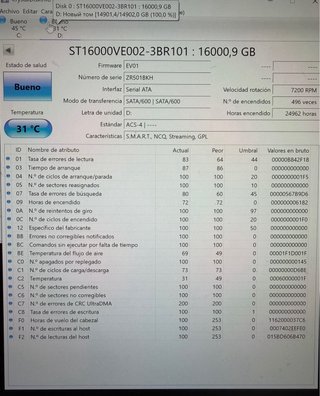 Disco Duro Seagate SkyHawk AI 16TB SATA