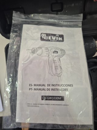 Pistola de aire caliente Cevik