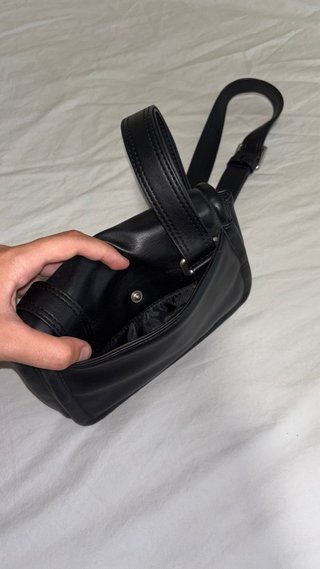 Bolso Zara Negro Piel Sintética