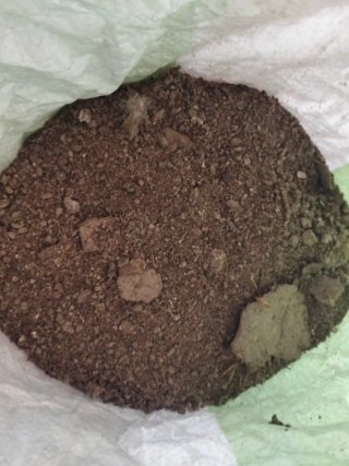 Gallinaza compostada