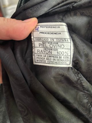 Chaqueta de piel de vacuno mujer