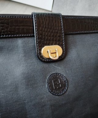 Pochette Fendi Donna Nera Originale Italy bag bors