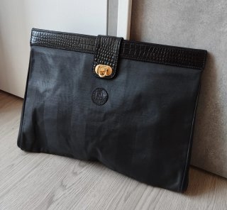 Pochette Fendi Donna Nera Originale Italy bag bors