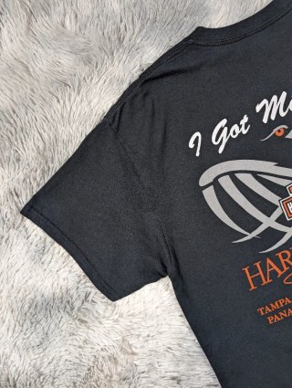 Harley Davidson Camiseta Negra Florida Vintage