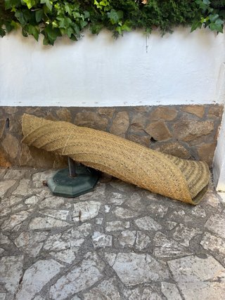 Alfombra Rafia Redonda Grande