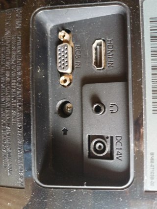 Pantalla Samsung Negra