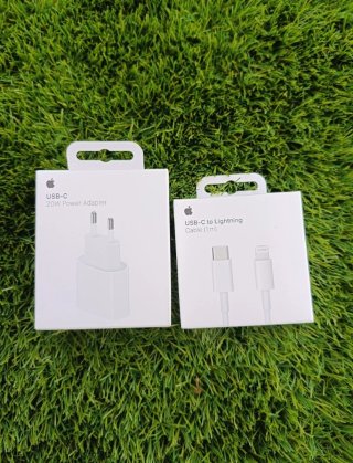 Cargador Apple 20W y Cable USB-C a Lightning 1m