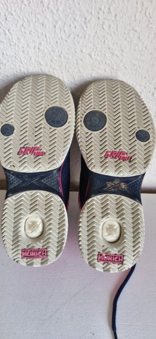Zapatillas Padel Munich Mujer Azul/Rosa