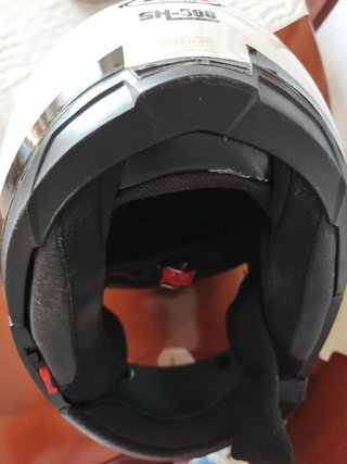 Casco modular Moto Shiro Adulto Blanco y Negro.